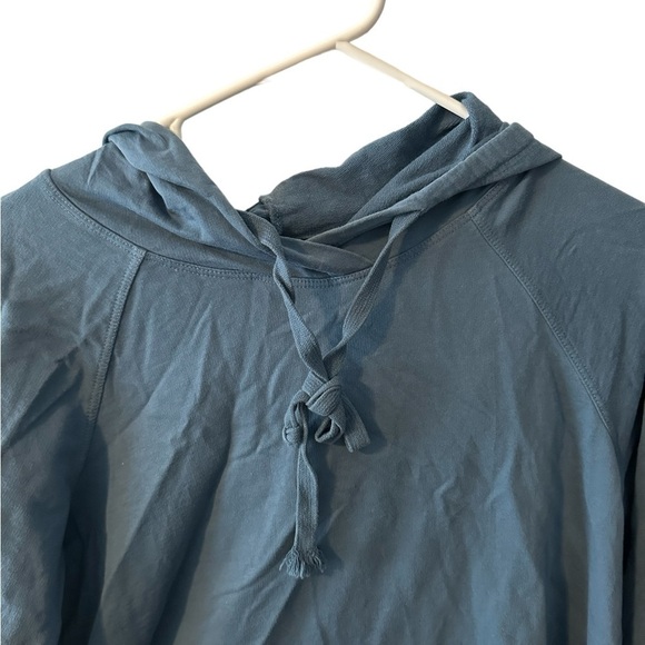 Anthropologie Left of Center oversize XS hooded pullover 100% cotton made in USA - Picture 4 of 10